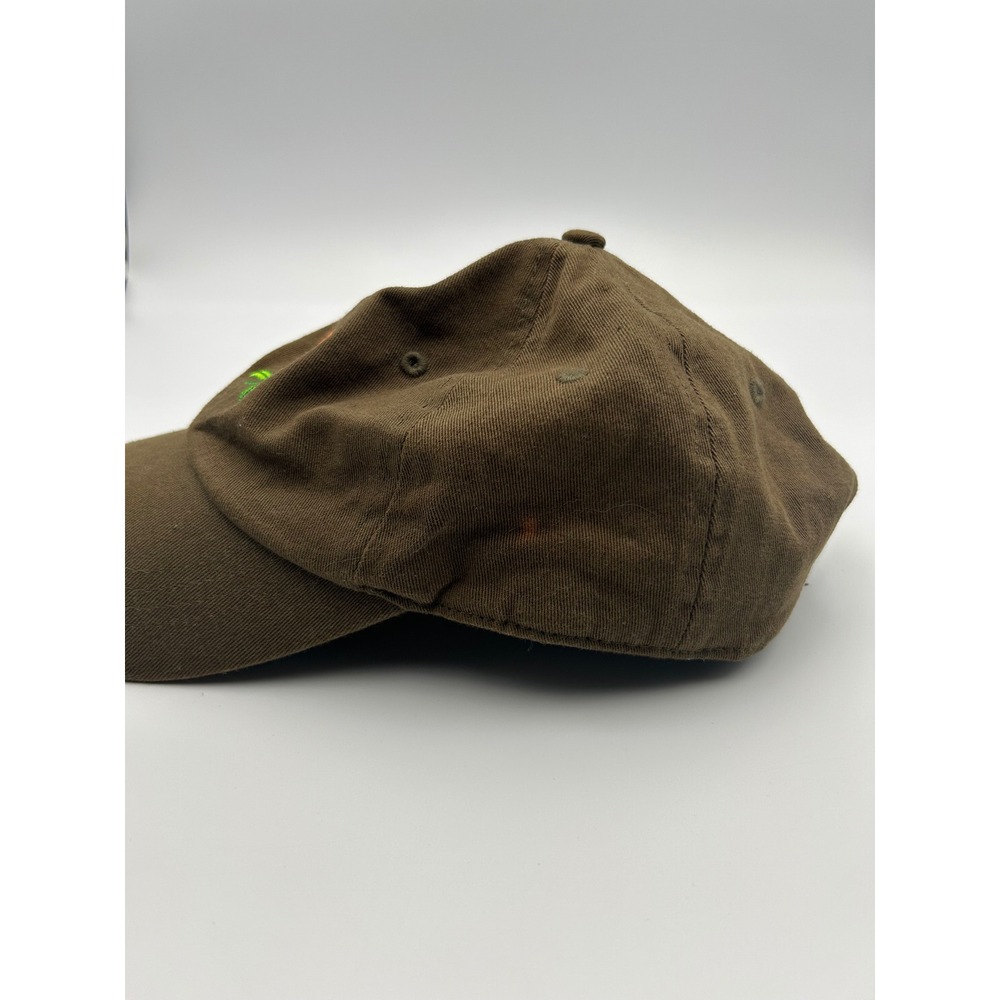 Olive Brown Sunflower Embroidered Dad Hat Adjustable Cotton Baseball Cap - Picture 5 of 5